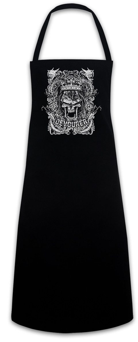 Urban Backwoods Kochschürze Devourer Grillschürze Death Reaper Sensenmann Faucheuse Skeleton