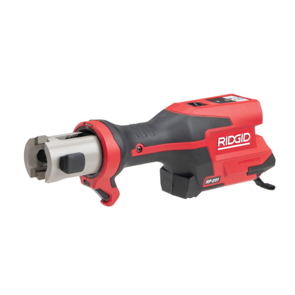 Ridgid Werkstattpresse RP 251 Akku Presse Mini 24kN inkl M15-22-28 mm, Einhand-Bedienung
