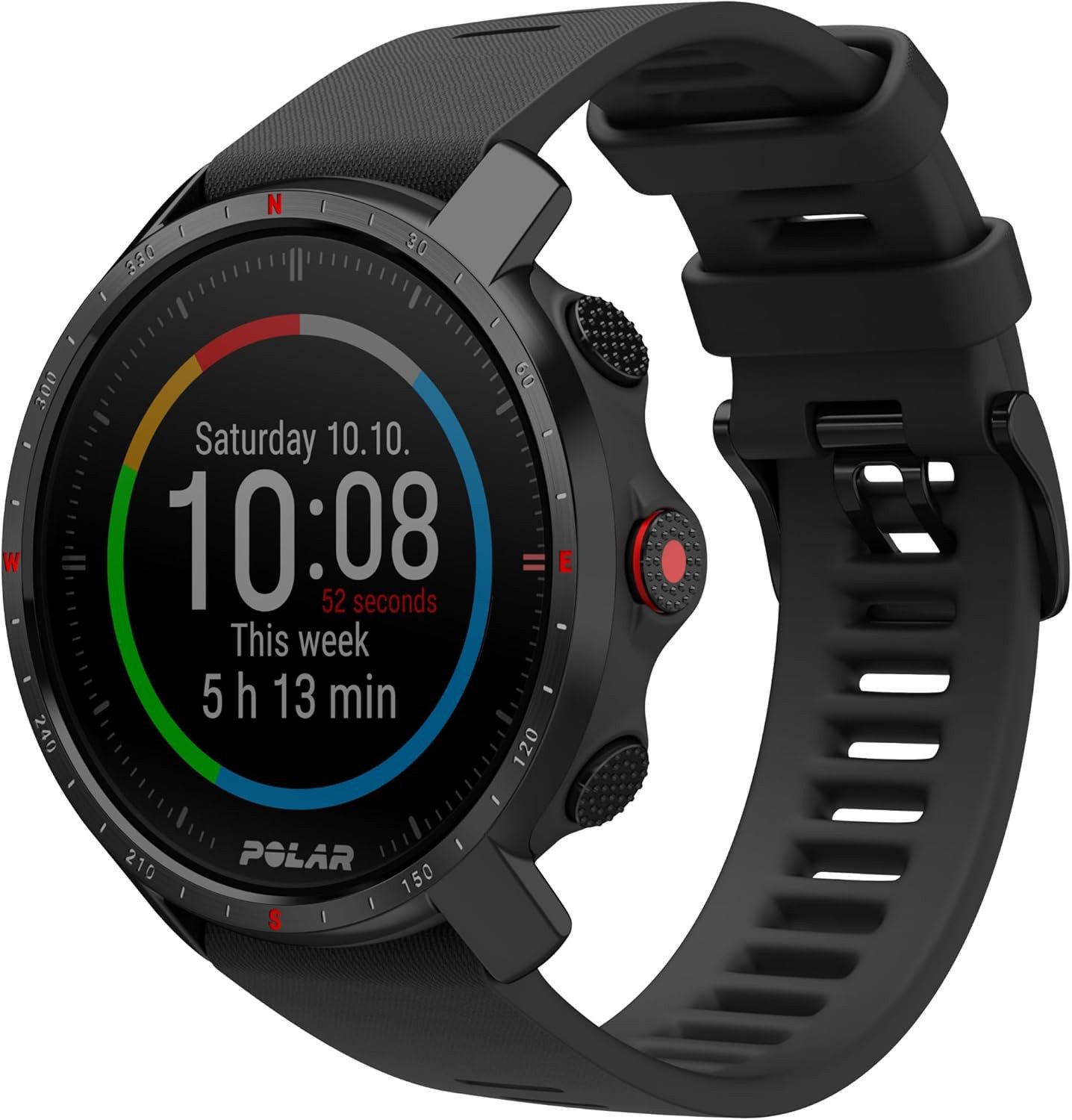 Polar 90085773 Smartwatch (3 cm, android ios), GPS Sport Smartwatch mit 40 Std Trainingszeit und Pulsmessung