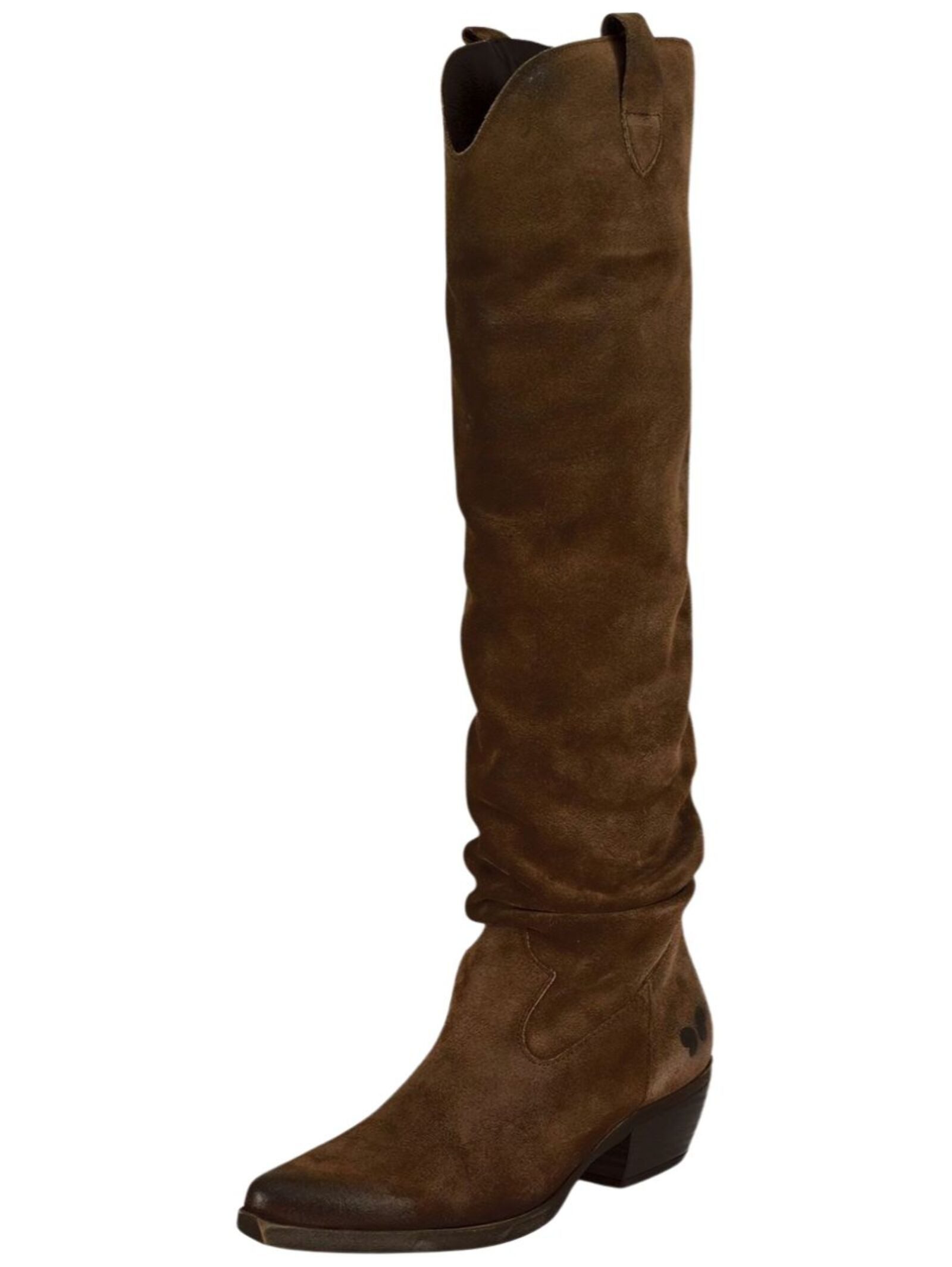 Felmini Stiefel Veloursleder . Bikerboots günstig online kaufen