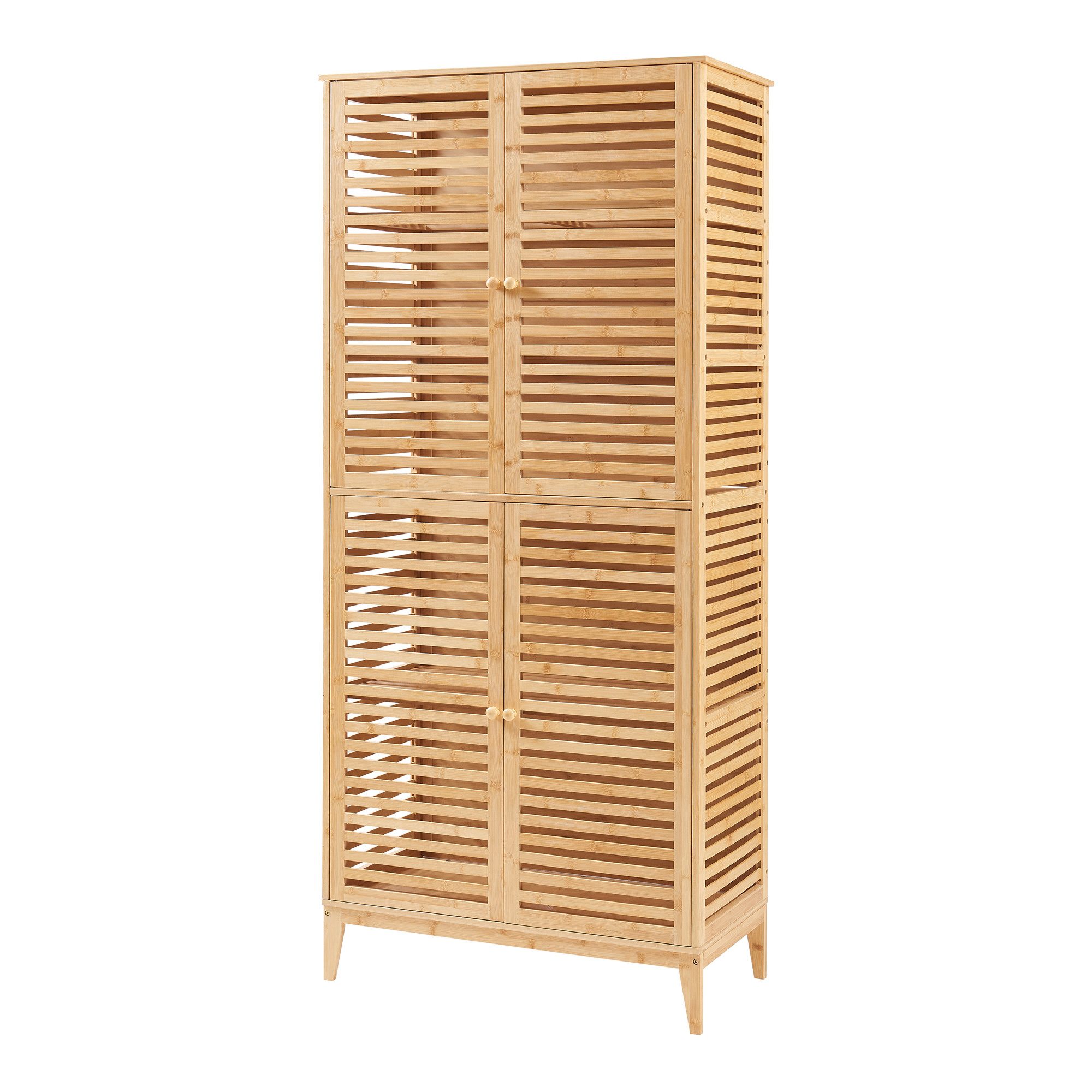 en.casa Mehrzweckschrank Badezimmerschrank »Raurgela« 180x80x40 cm günstig online kaufen