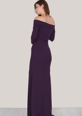 Modabout Abendkleid Langes Maxikleid Sommerkleid für Damen - NELB0197D2261MOR (1-tlg)