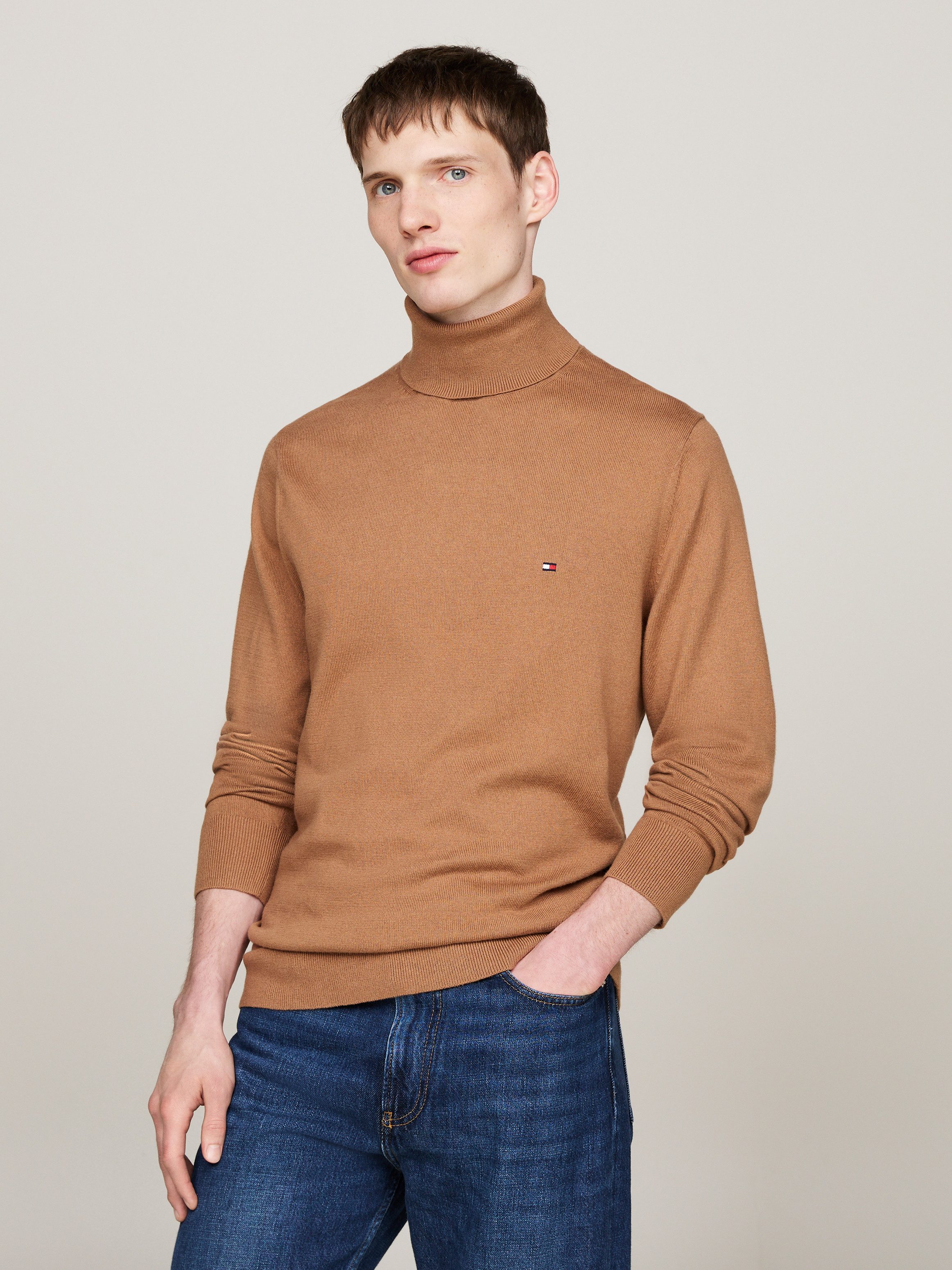 Tommy Hilfiger Rollkragenpullover PIMA ORG CTN günstig online kaufen