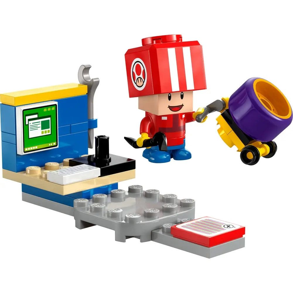 LEGO® Steckspielzeug LEGO® Super Mario 30702 Mario Kart – Toad (Boxencrew)