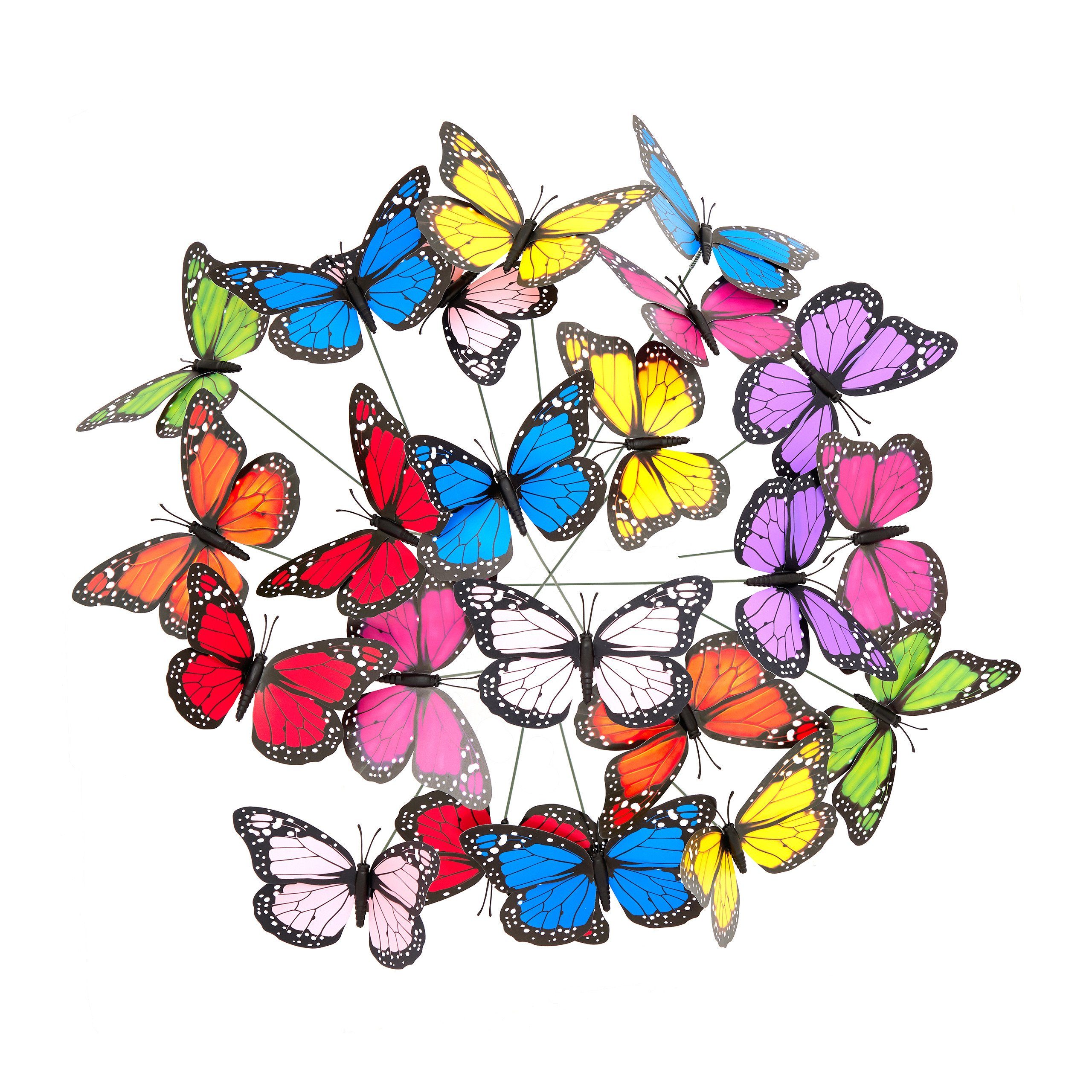 Gartenfigur Gartendeko Schmetterling