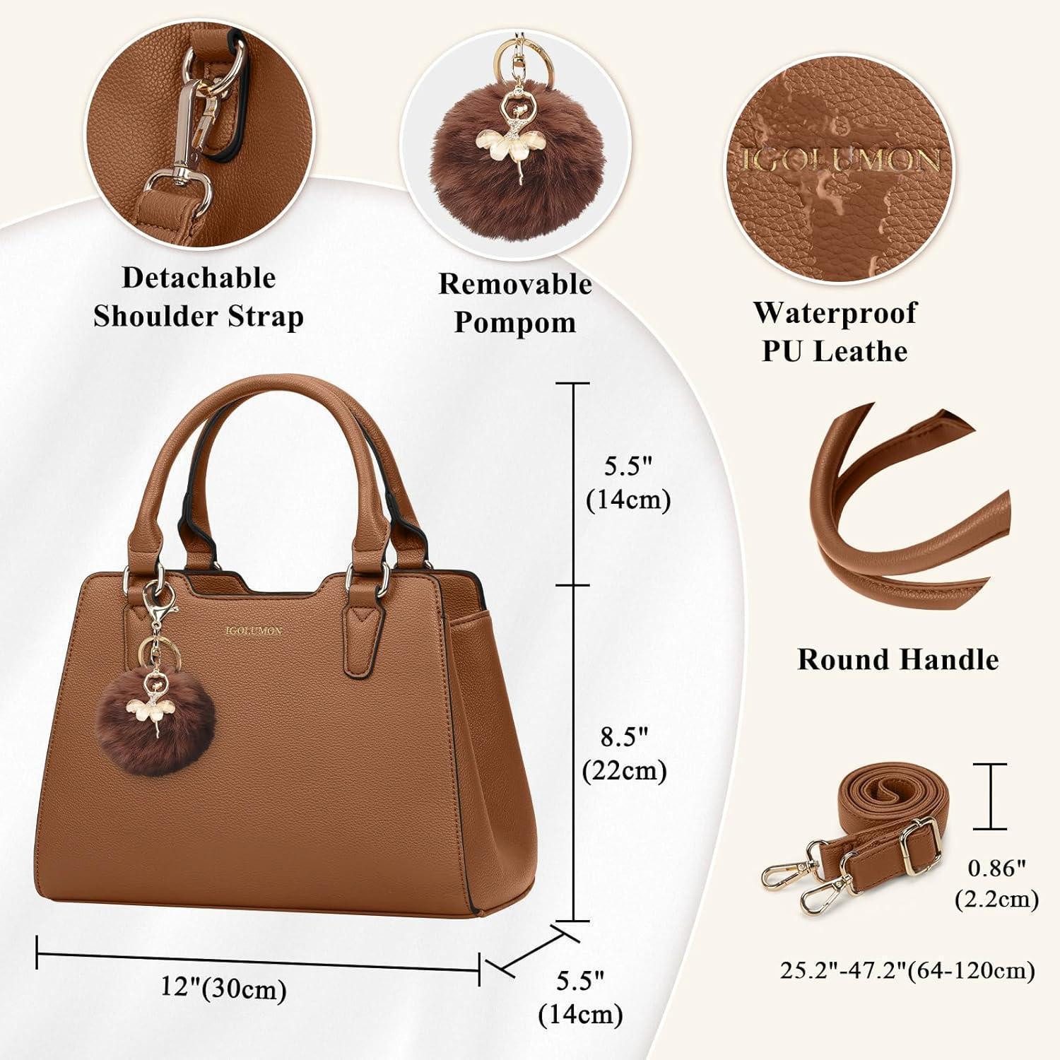 LuxusKollektion Handtasche Damen Handtasche Mittelgroß Leder Henkeltasche Tote Umhängetasche