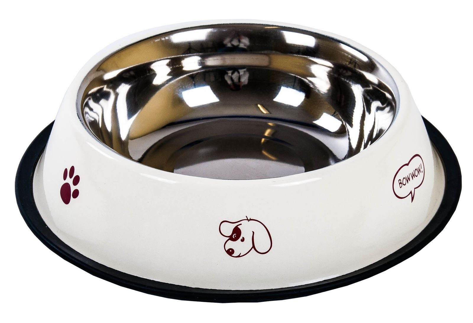 BURI Futternapf BURI Edelstahl Fressnapf Ø17cm Futternapf Trinknapf Hundenapf
