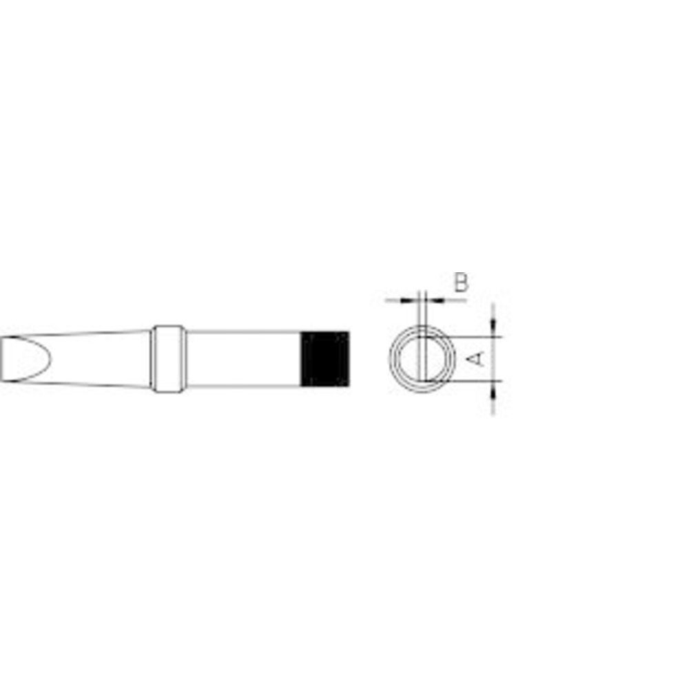 Lötfitting Weller 4PTA7-1 Lötspitze Flachform Spitzen-Größe 1.6 mm Inhalt 1 St.