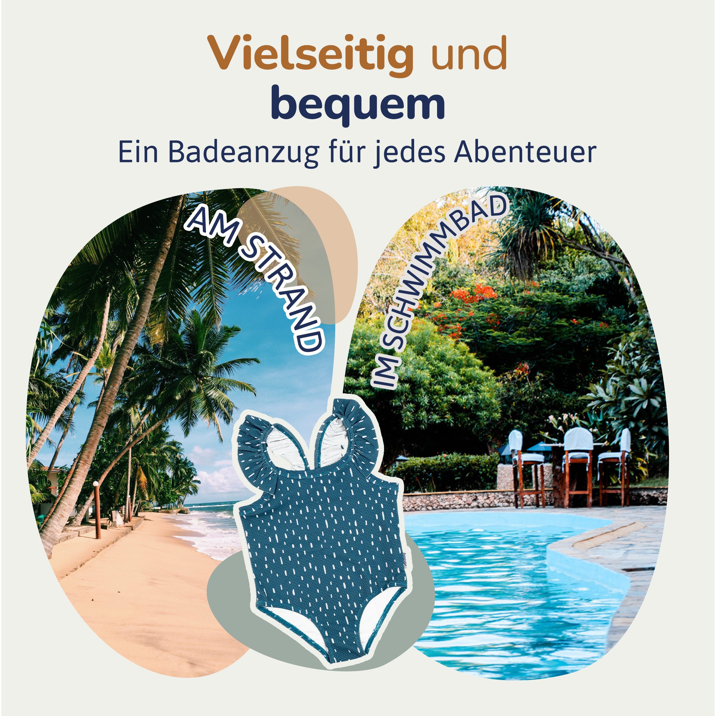 Hinzling Badeanzug Kinder – UV Schutz UPF 50+ – Schwimmanzug Kinder schnell trocknend
