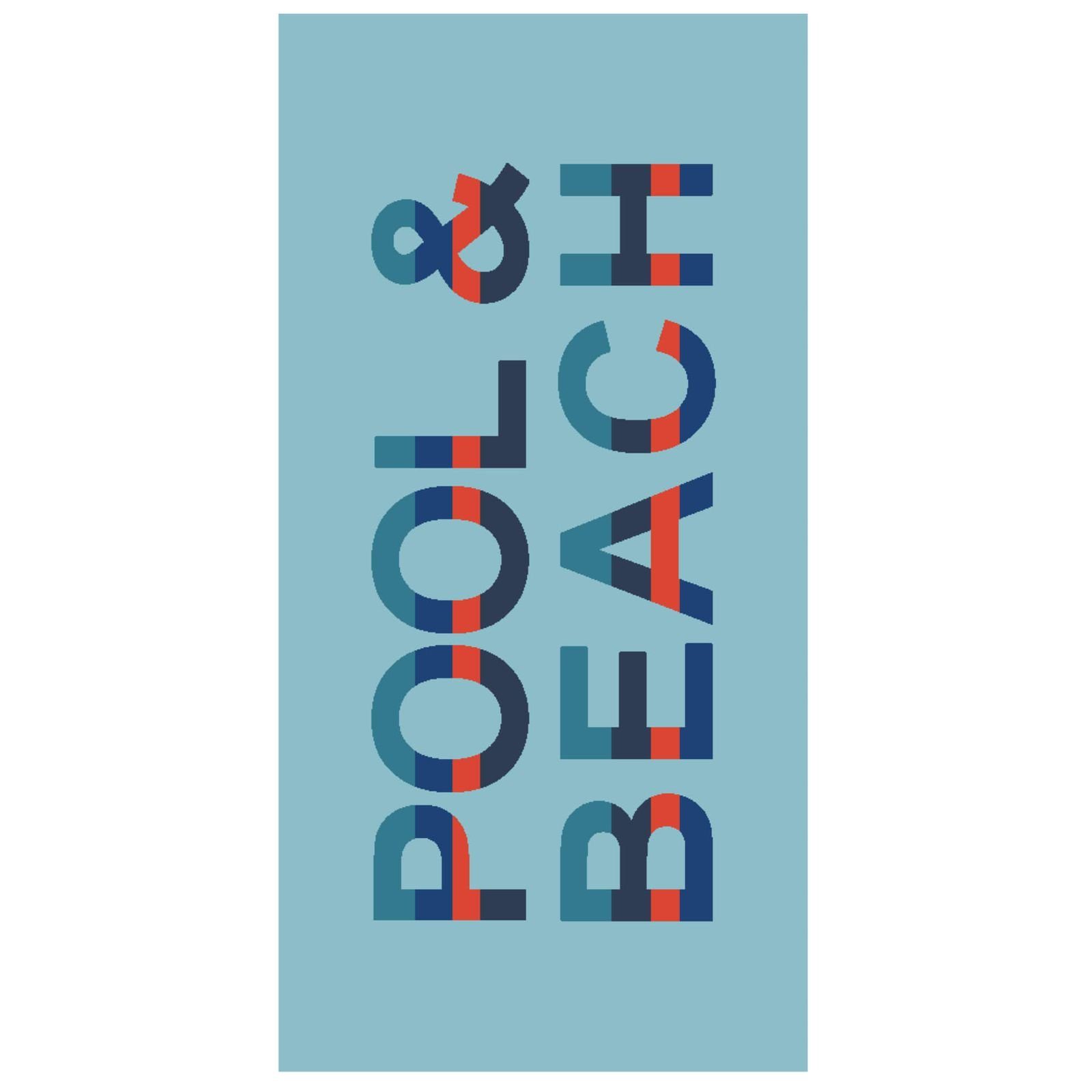 Depotex Strandtuch Pool and Beach Hellblau, günstig online kaufen