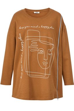 Angel of Style Sweatshirt Long-Sweatshirt oversized Scribble-Print