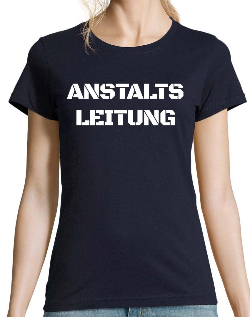 Youth Designz T-Shirt ANSTALTSLEITUNG Damen Shirt günstig online kaufen