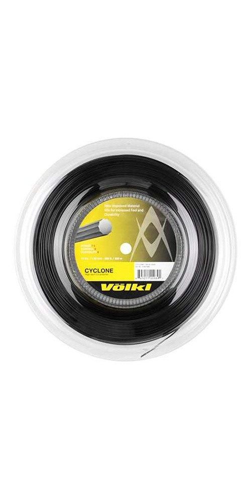 Völkl Tennissaite Cyclone (Haltbarkeit+Spin) schwarz 200m Rolle, Saitendicke: 1.25
