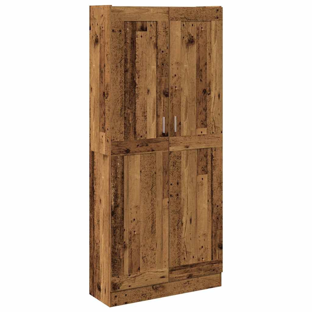 vidaXL Highboard NA Highboard Hochschrank Buffetschrank Anrichte Altholz-Optik 82,5x30