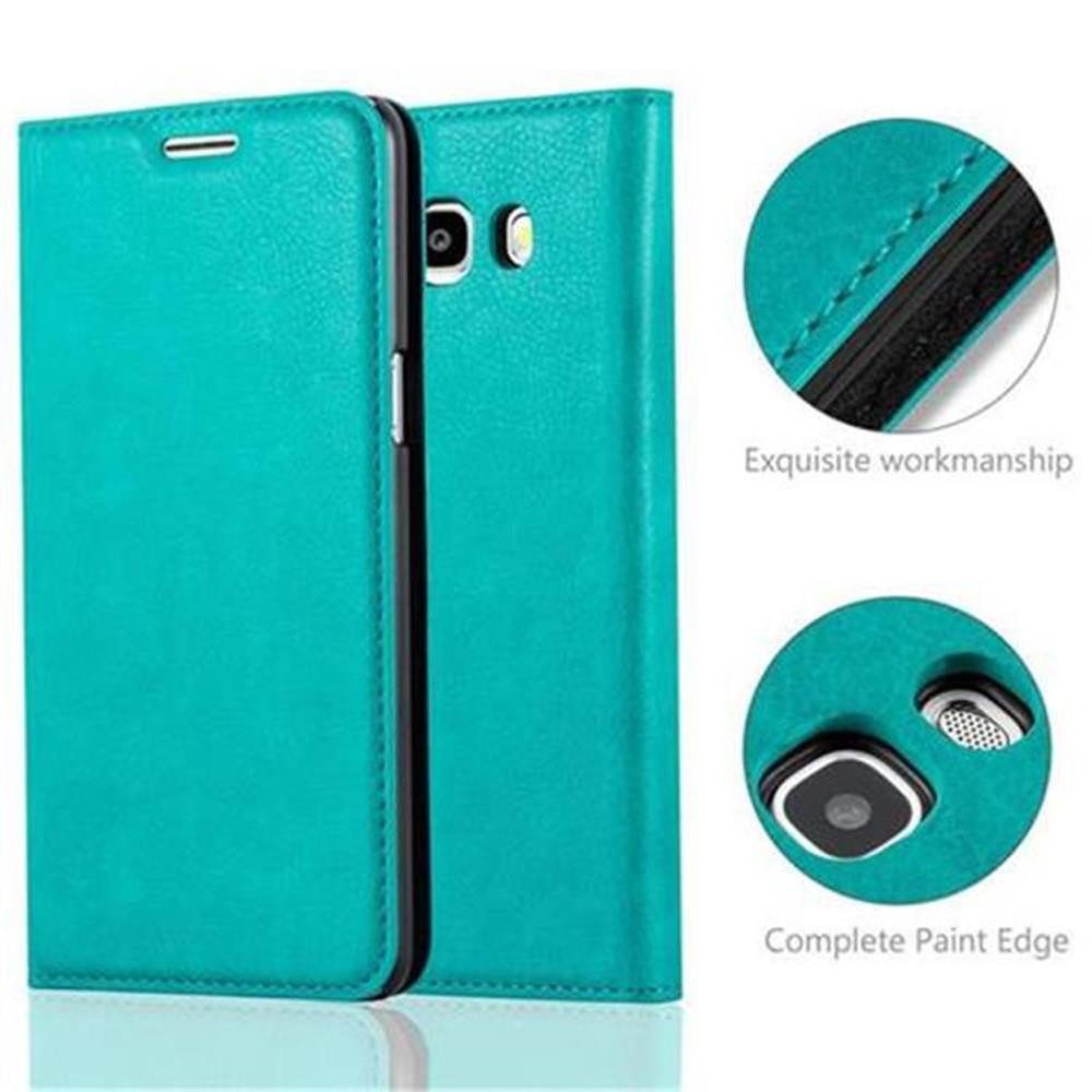 Cadorabo Handyhülle für Samsung Galaxy J5 2016 Hülle Samsung Galaxy J5 2016, Hülle Schutzhülle mit Standfunktion, Magnetverschluss und Kartenfach