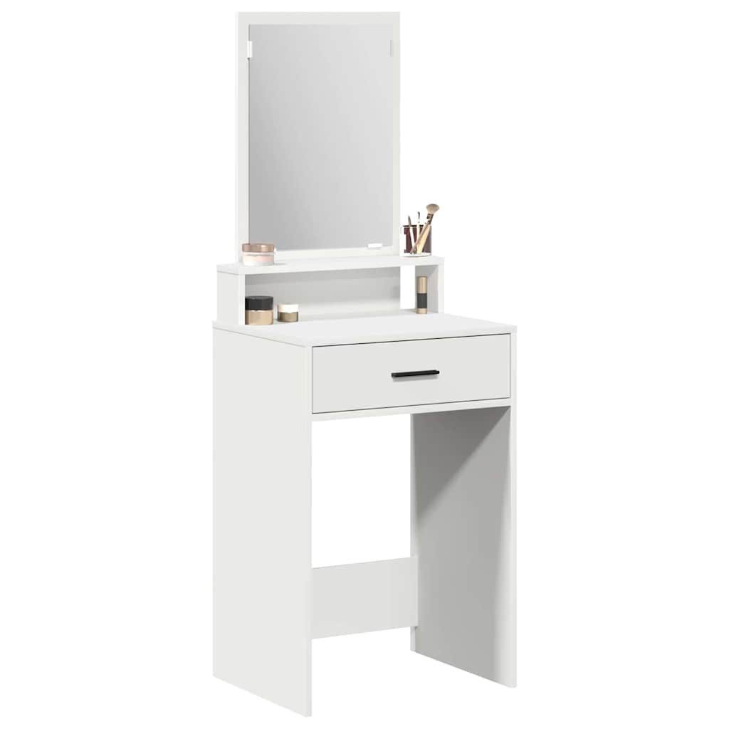 vidaXL Schminktisch Schminktisch Weiß 50 x 41 x 140 cm Holzwerkstoff (1-St)