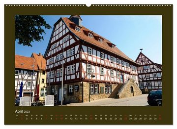 CALVENDO Wandkalender Fachwerk in Nordhessen (Premium, hochwertiger DIN A2 Wandkalender 2023, Kunstdruck in Hochglanz)