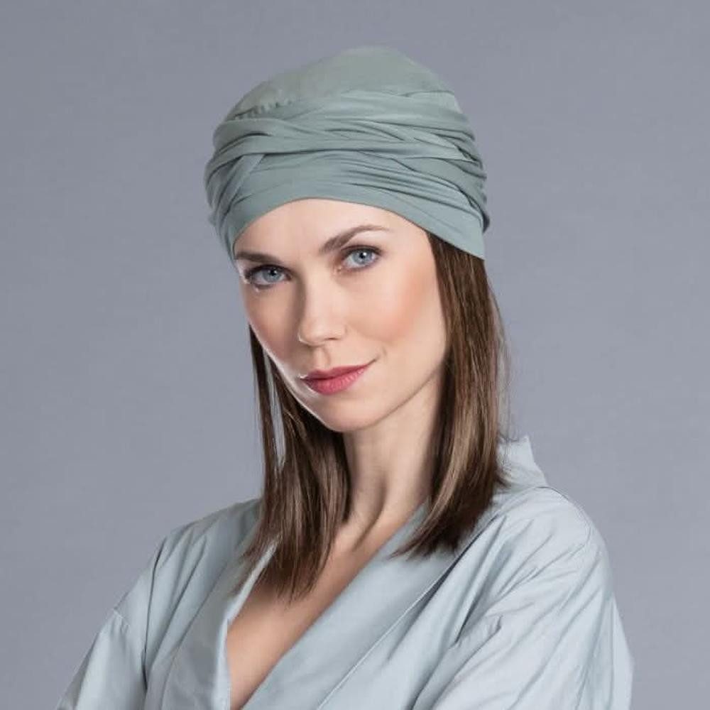 Ellen Wille Kopftuch Ellen Wille Magena, Vorgeformter Turban aus atmungsaktivem, weichem Bambus-Material