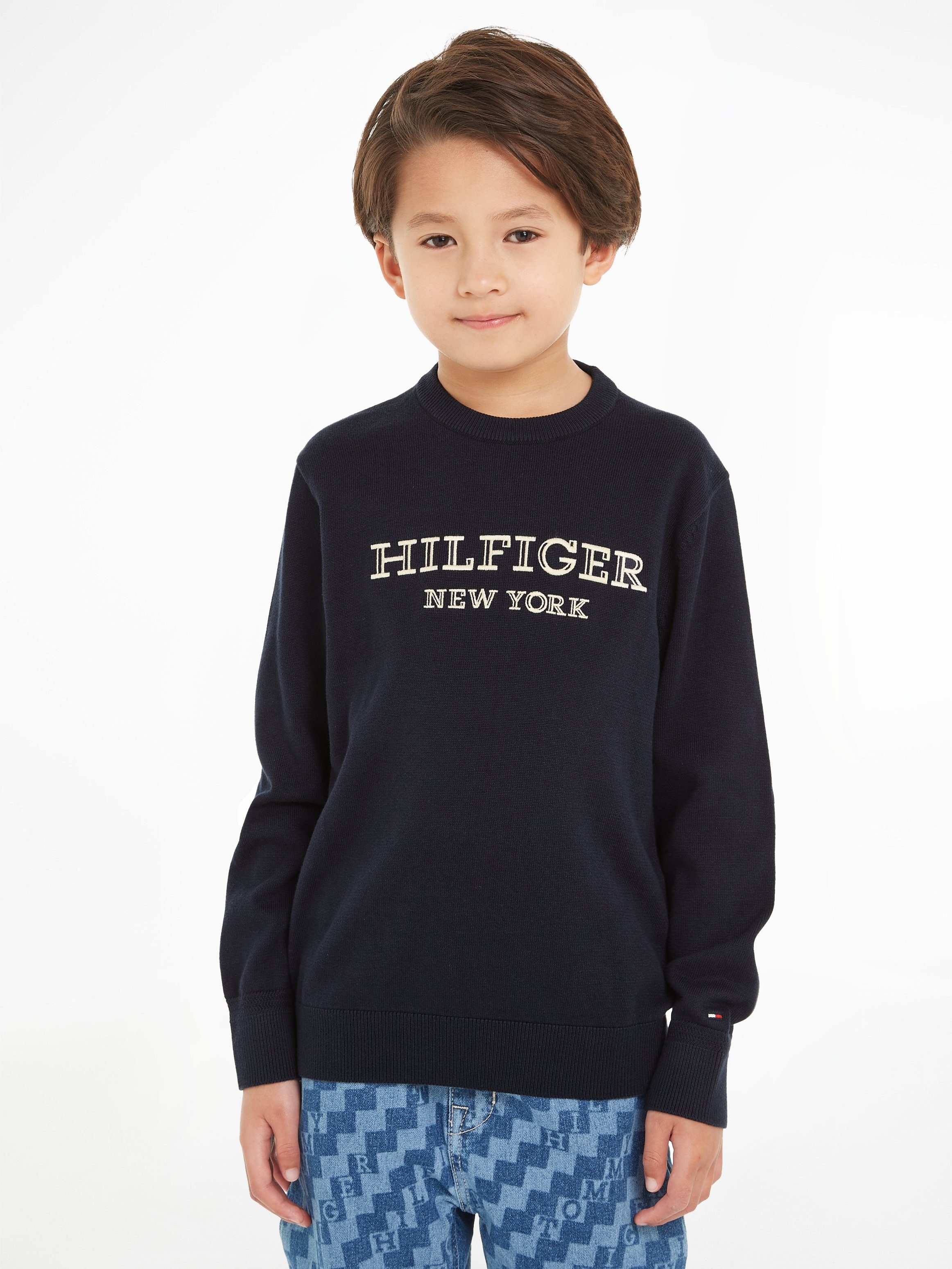 Tommy Hilfiger Strickpullover MONOTYPE SWEATER mit günstig online kaufen
