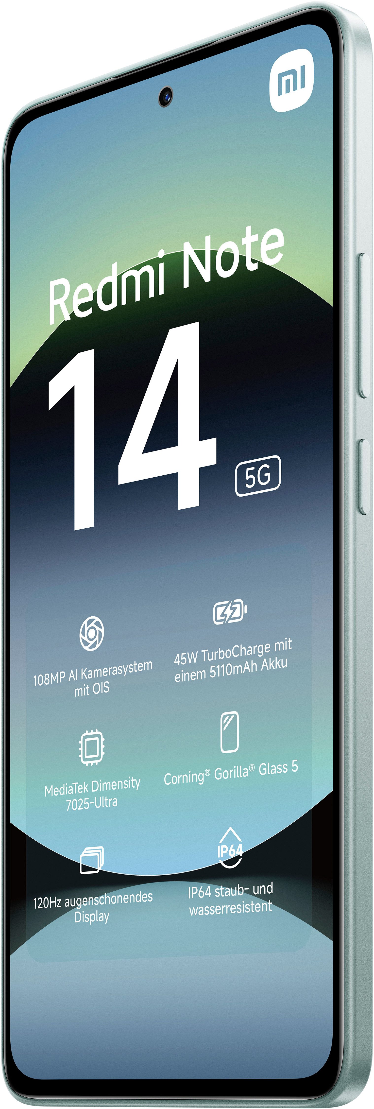 Xiaomi Redmi Note 14 5G Smartphone (16,94 cm/6,67 Zoll, 256 GB Speicherplatz, 108 MP Kamera)