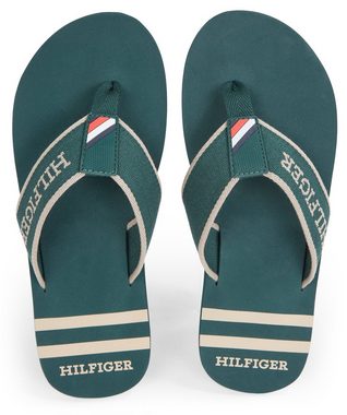 Tommy Hilfiger SPORTY HILFIGER BEACH SANDAL Zehentrenner, Sommerschuh, Schlappen, Poolslides, Badeschuh, mit Logoschriftzug