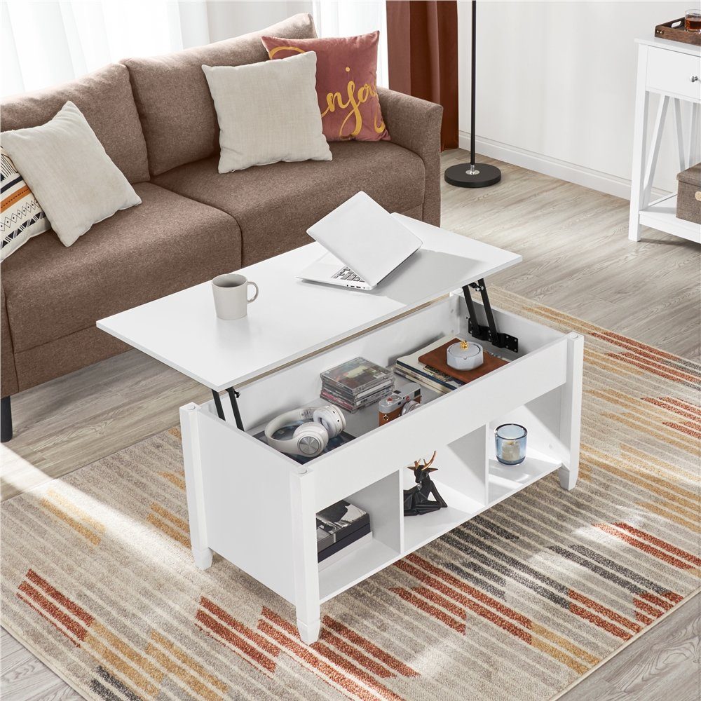 Yaheetech Couchtisch Höhenverstellbarer Sofatisch, Kaffeetisch mit günstig online kaufen