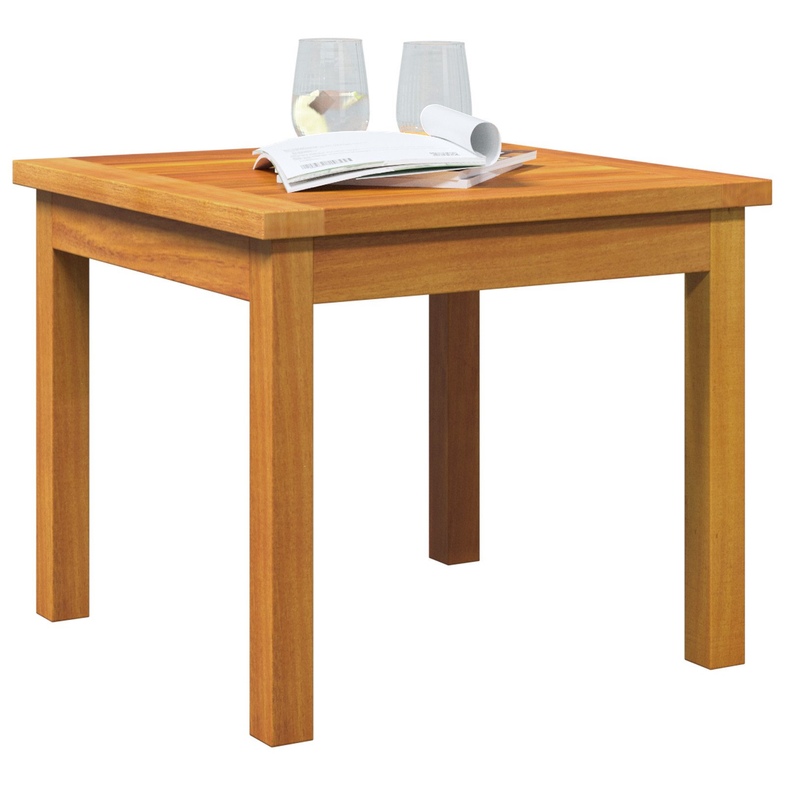 vidaXL Loungesofa Beistelltisch 45x45x38 cm Massivholz, günstig online kaufen