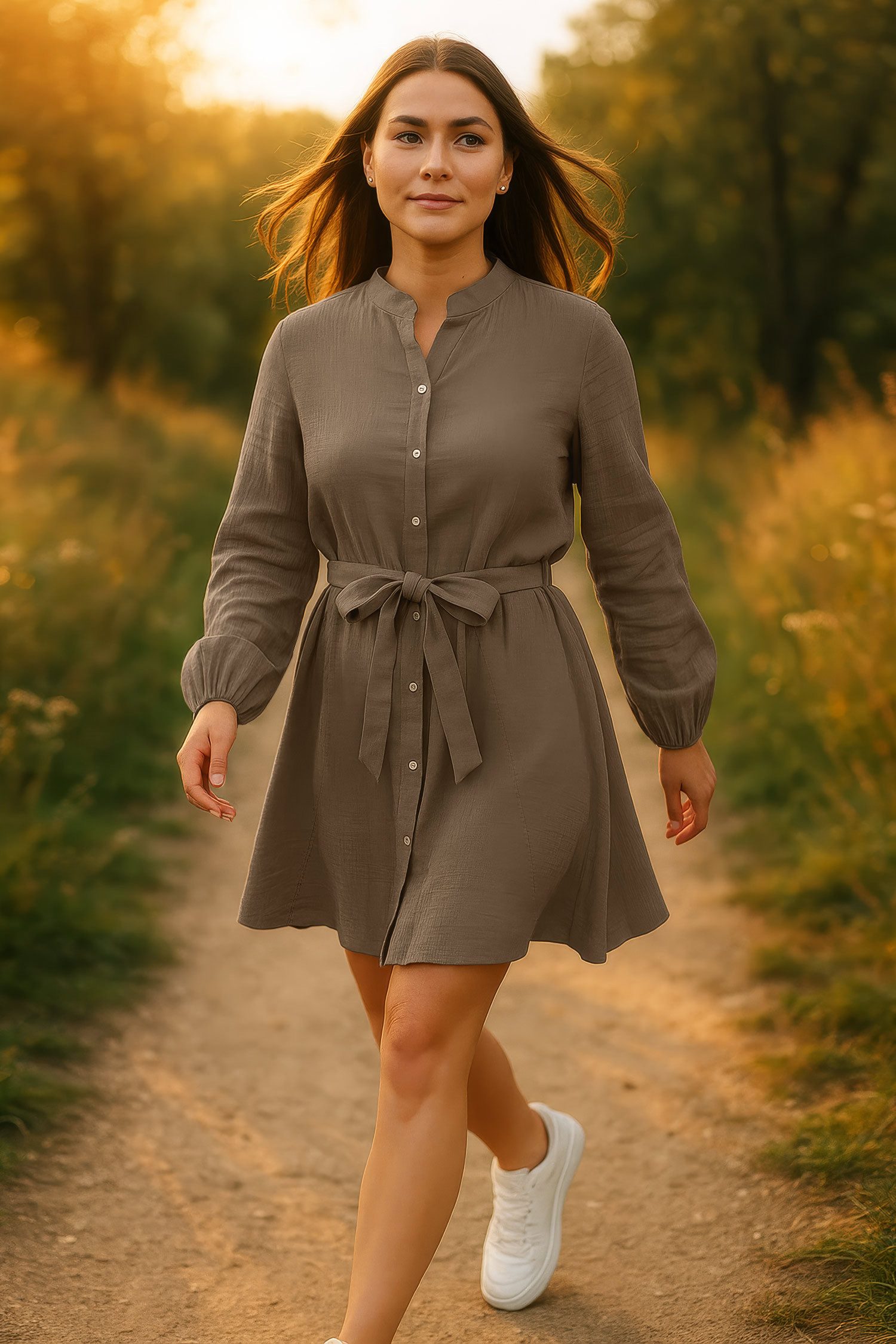 Reichstadt Sommerkleid Damen Musselin 25RSW075