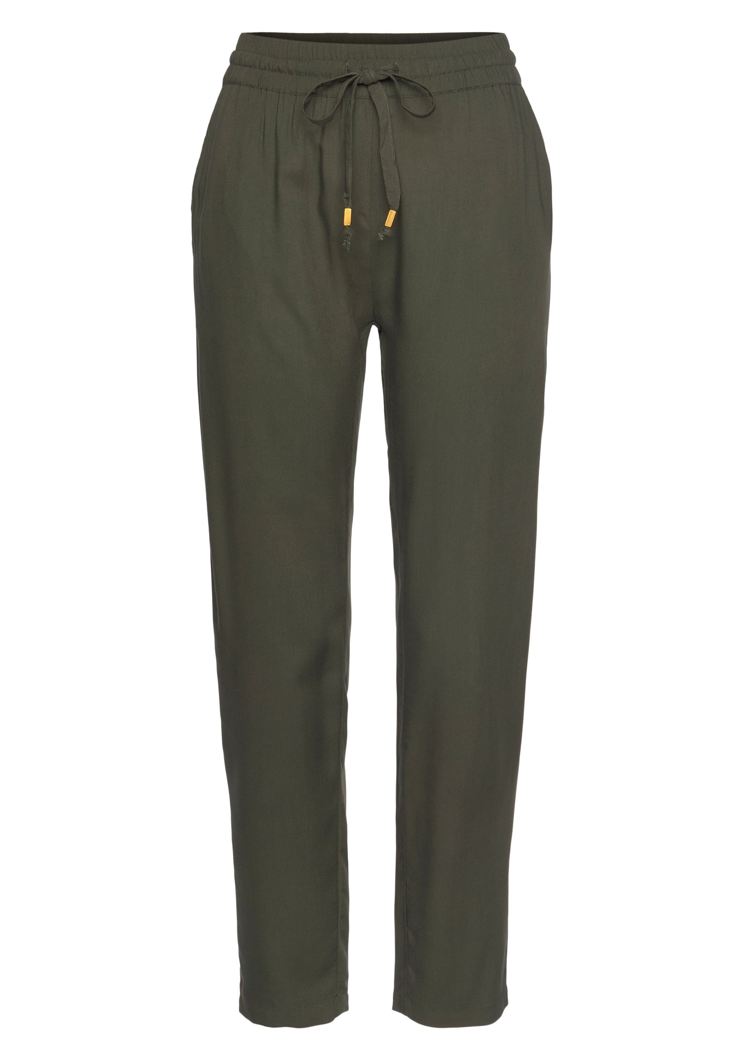 LASCANA Schlupfhose aus sehr leichter, bequemer Viskose bequeme Sommerhose im Business-Look, Schlupfhose – Bild 2 von 5
