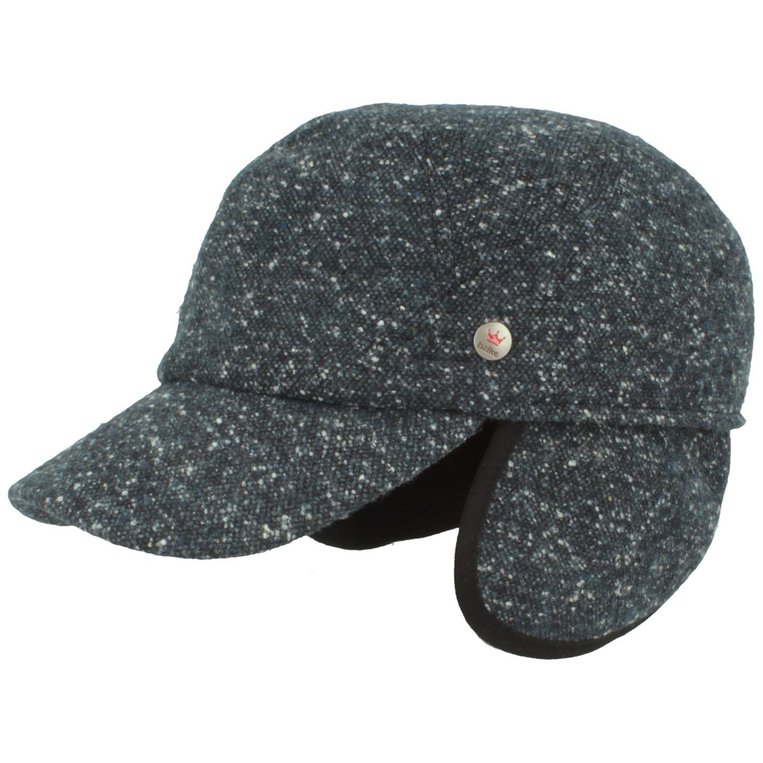 Balke Baseball Cap Cap/Meliert mit Ohrenklappen und weitem Schirm