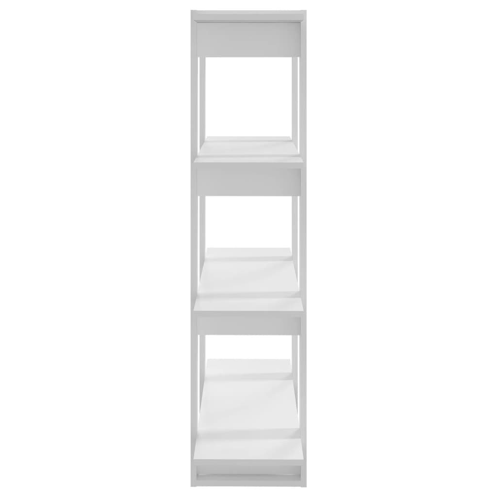 1-tlg. Bücherregal/Raumteiler Weiß vidaXL cm, 100x30x123,5 Bücherregal