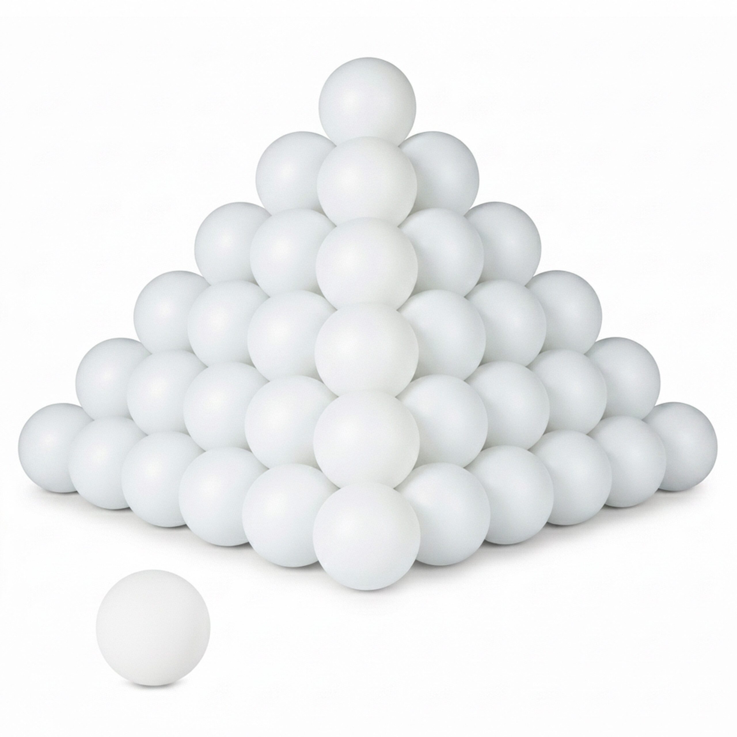relaxdays Tischtennisball Beer Pong Bälle (48-St)