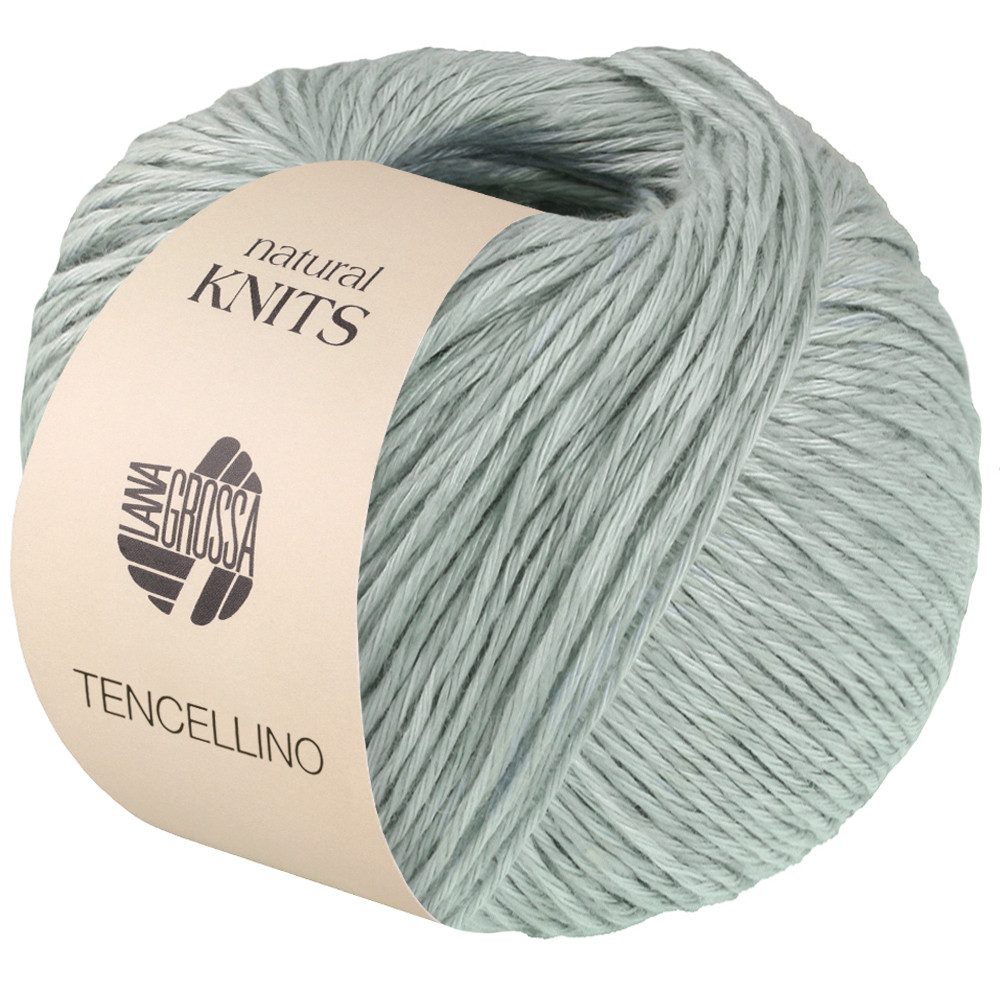 LANA GROSSA TENCELLINO Sommergarn aus Leinen und Tencel mit edlem Glanz Häkelwolle, 125 m (Klassisch verzirntes Garn, mattes Leinen & seidigem Tencel), 50 g