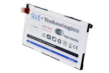 GLK-Technologies High Power Ersatzakku kompatibel mit Sony Xperia Z1 Compact / D5503 / (ersetzt LIS1529ERPC), Original GLK-Technologies Battery, accu, 2500 mAh, inkl. Werkzeug Set Kit NEU Smartphone-Akku 2500 mAh (3.8 V)