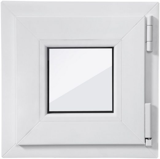 RORO KunststoffFenster , 2 Stk., BxH 40x40 cm, weiß
