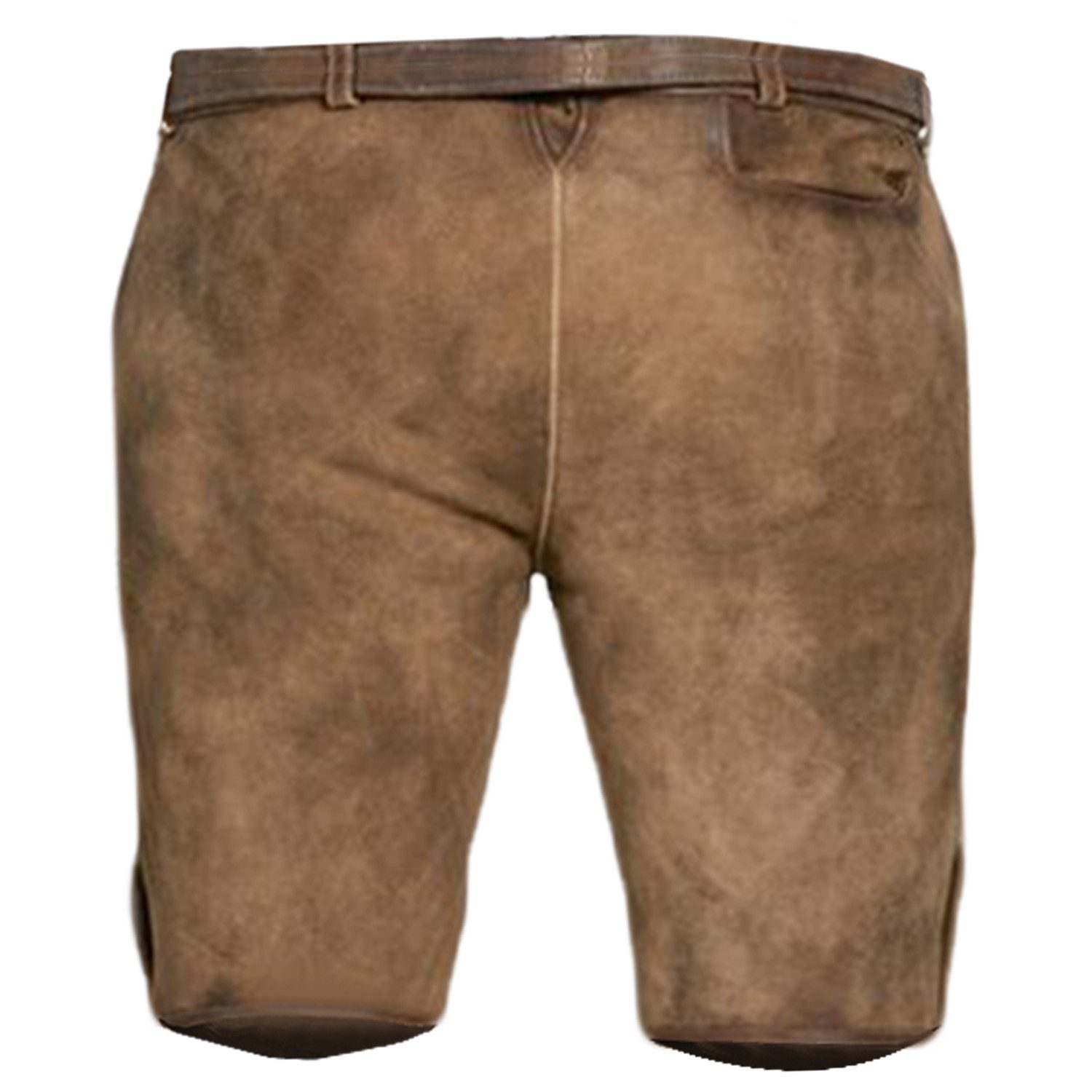 Spieth & Wensky Lederhose Wolverine-Hose WOLVERINE Herren Trachtenhose Lederhose kurzhose Gürtel Ziegenvelour