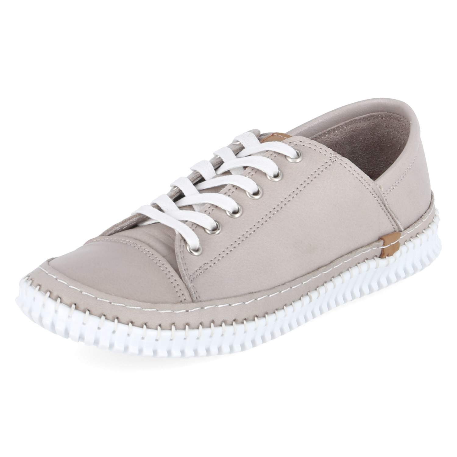Andrea Conti Andrea Conti 0027121-0111 SILBERGRAU Damen Glattleder grey Schnürschuh – Bild 2 von 5