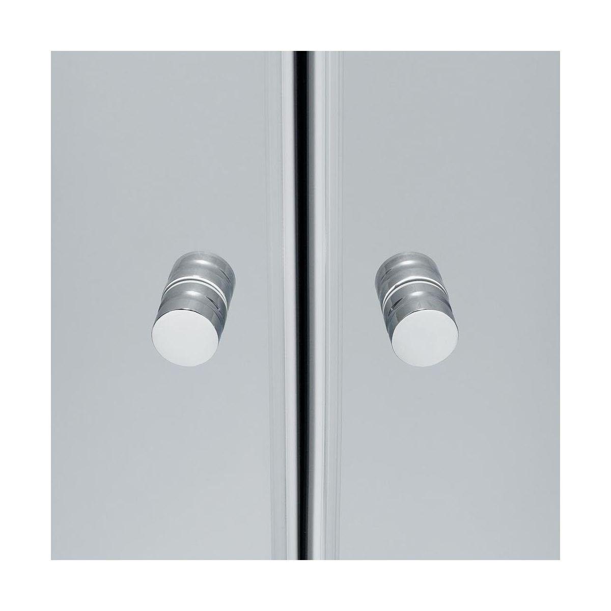 KOLMAN Komplettdusche Vitoria Halbrund Duschkabine mit Duschwanne, BxT: 80x80 cm, Sicherheitsglas, 180 cm, Transparentes Glas, Ablaufgarnitur Gratis