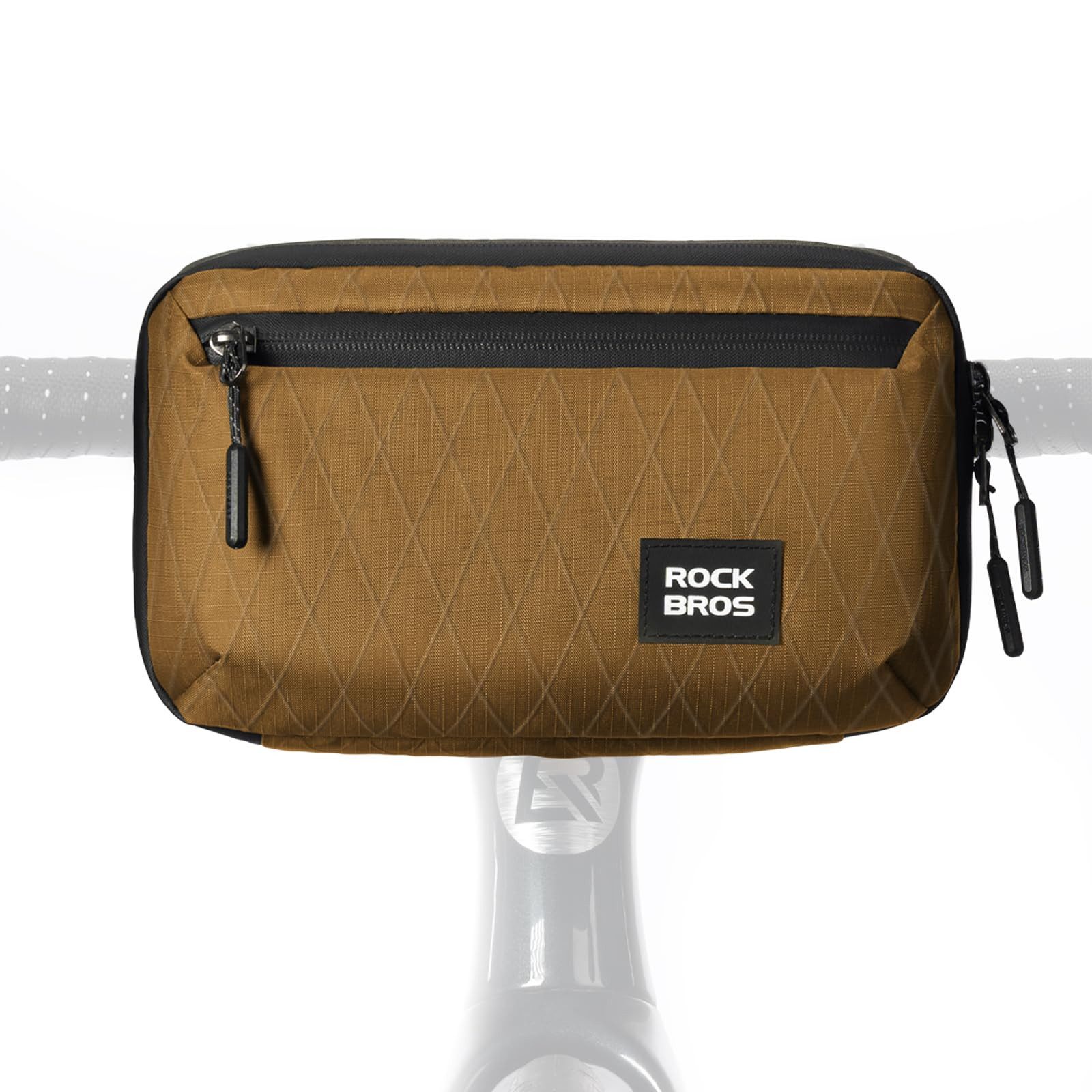 ROCKBROS Fahrradtasche Fahrradtasche Vorne Lenker mit Schultergurt (2,1L Kapazität), für Klapprad, Rennrad, MTB, Gravel Bike e Scooter