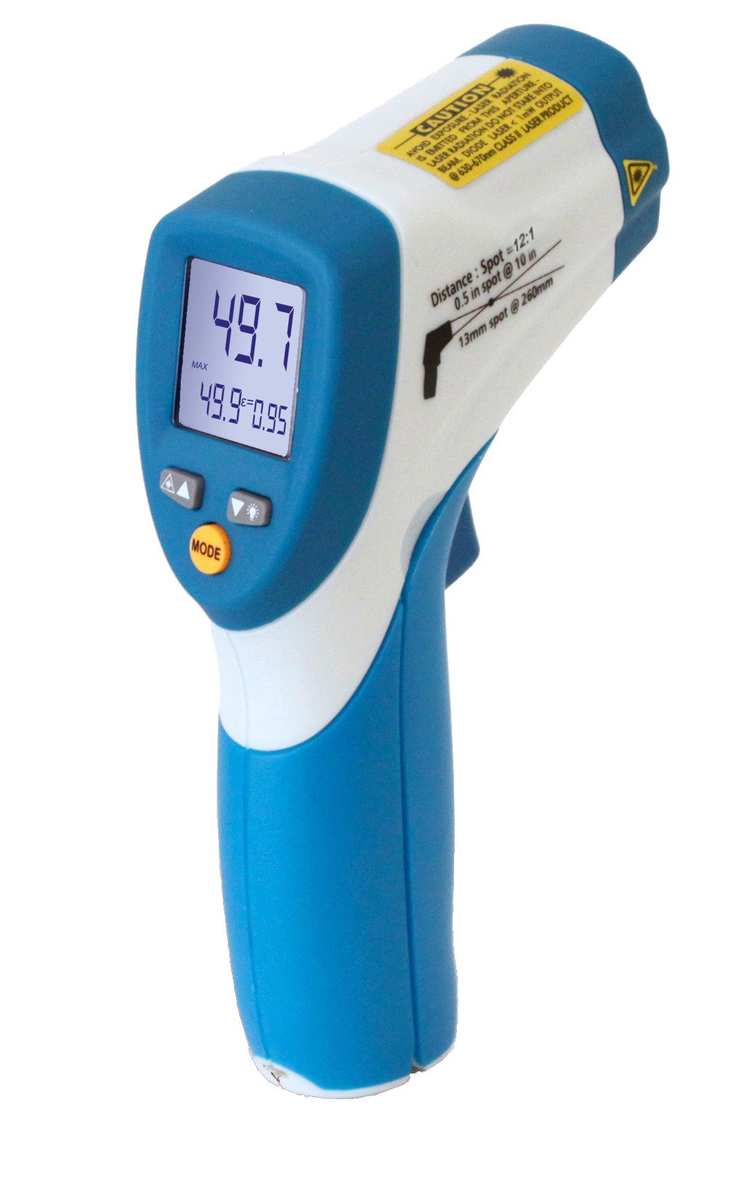 PeakTech Infrarot-Thermometer P 4975: Dual-Laser-Pointer IR-Thermometer, -50 bis +650°C