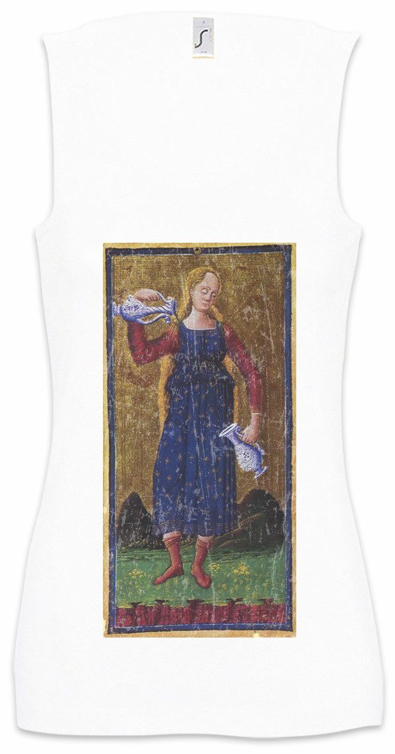 Tanktop Tarot Arcanum Temperance Ärmelloses Damen T-Shirt Karte Karten Card