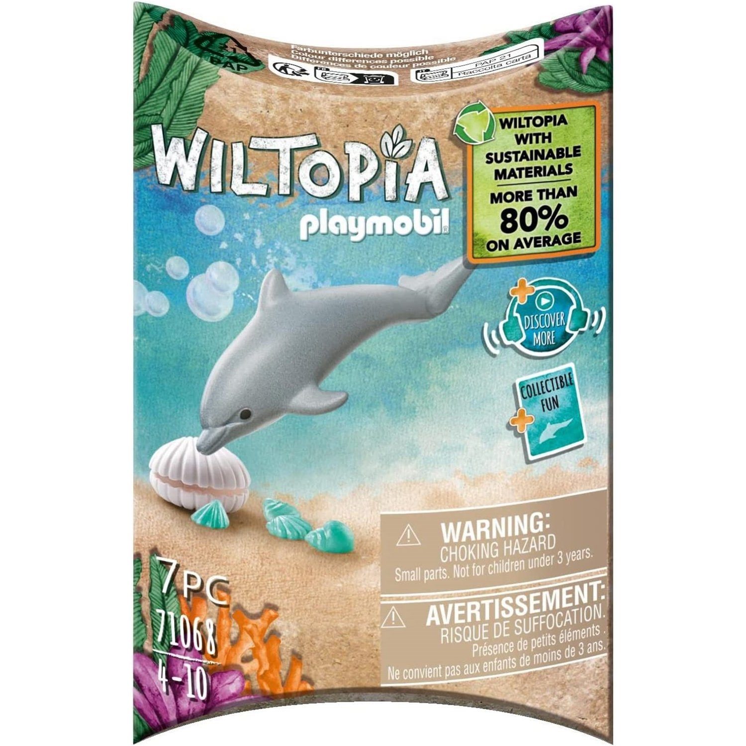 Playmobil® 71068 Wiltopia Junger Delfin Konstruktions-Spielset günstig online kaufen