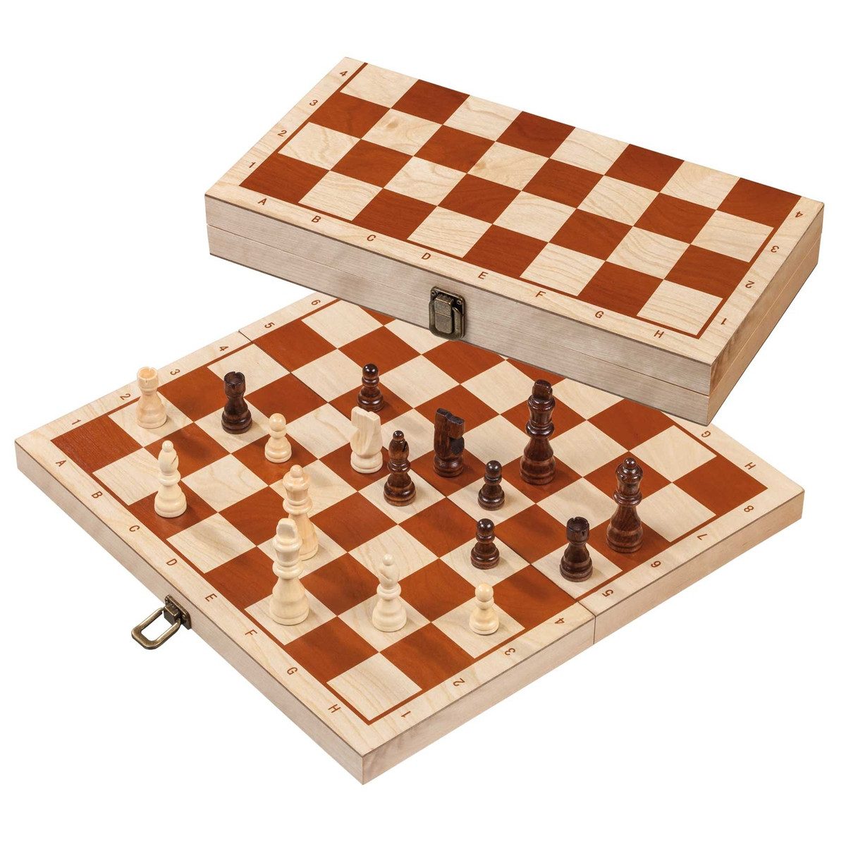 Philos Spiel Schachkassette Holz 38x19x6cm