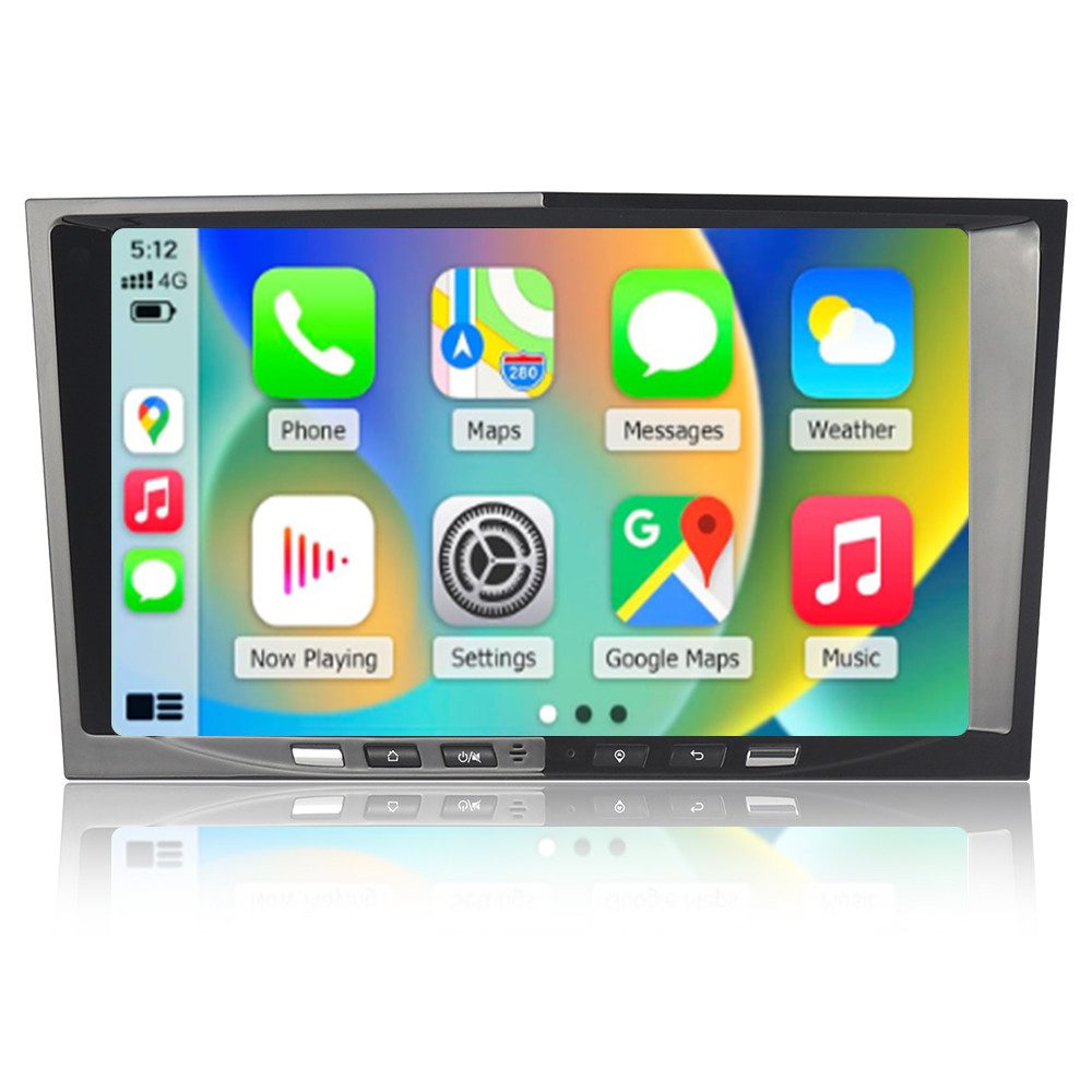 A-Sure 8" 2G+64G Android 15 Carplay GPS Für Opel Corsa D C Astra H Vectra C Autoradio (Digitalradio (DAB), Carplay Android Auto Bluetooth EQ USB GPS Navi WIFI Touchscreen)