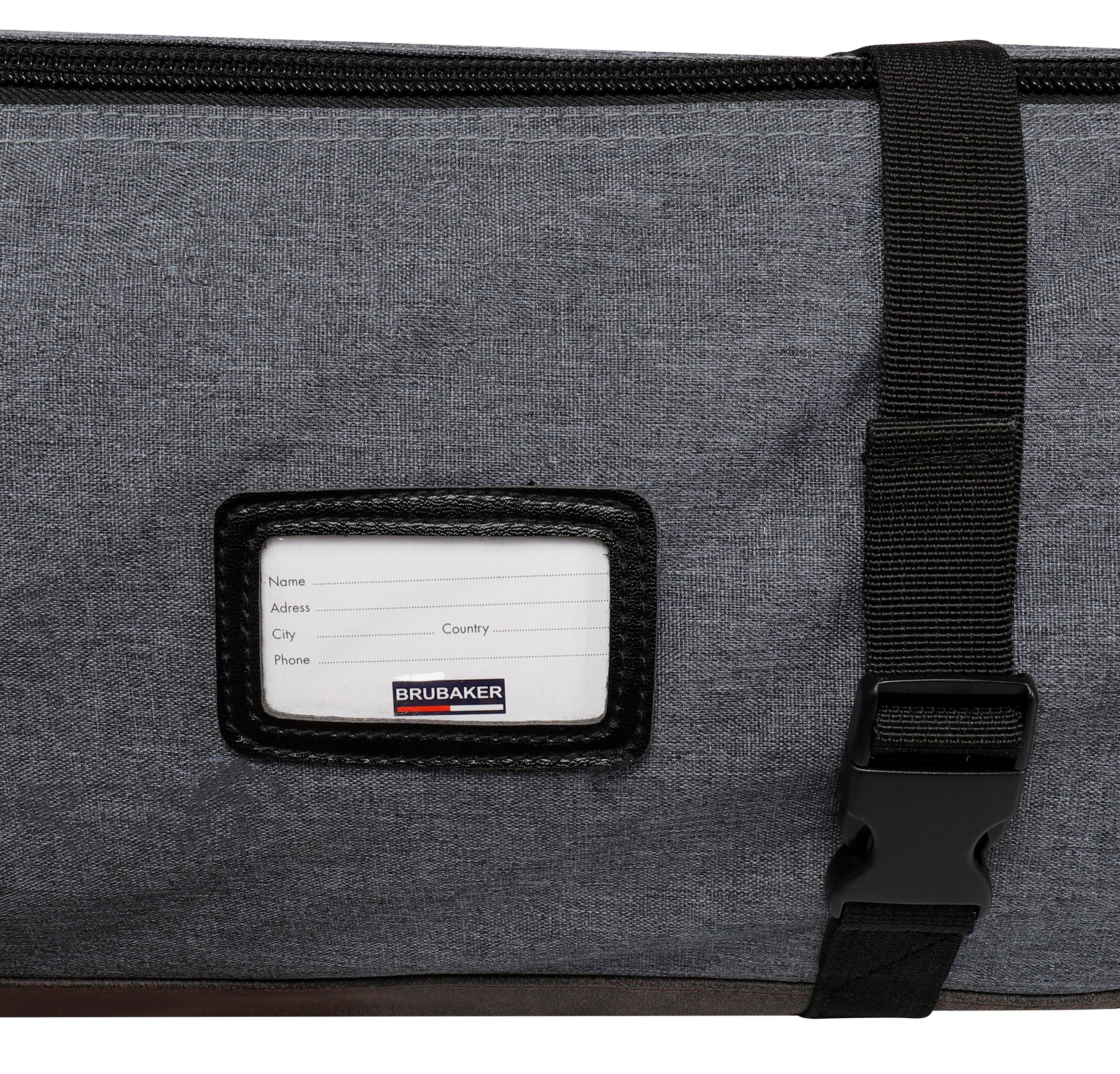 BRUBAKER Skitasche Carver Pro Performance Ski Tasche (Skibag für Skier und Skistöcke, 1-tlg., reißfest und schnittfest), gepolsterter Skisack mit Zipperverschluss