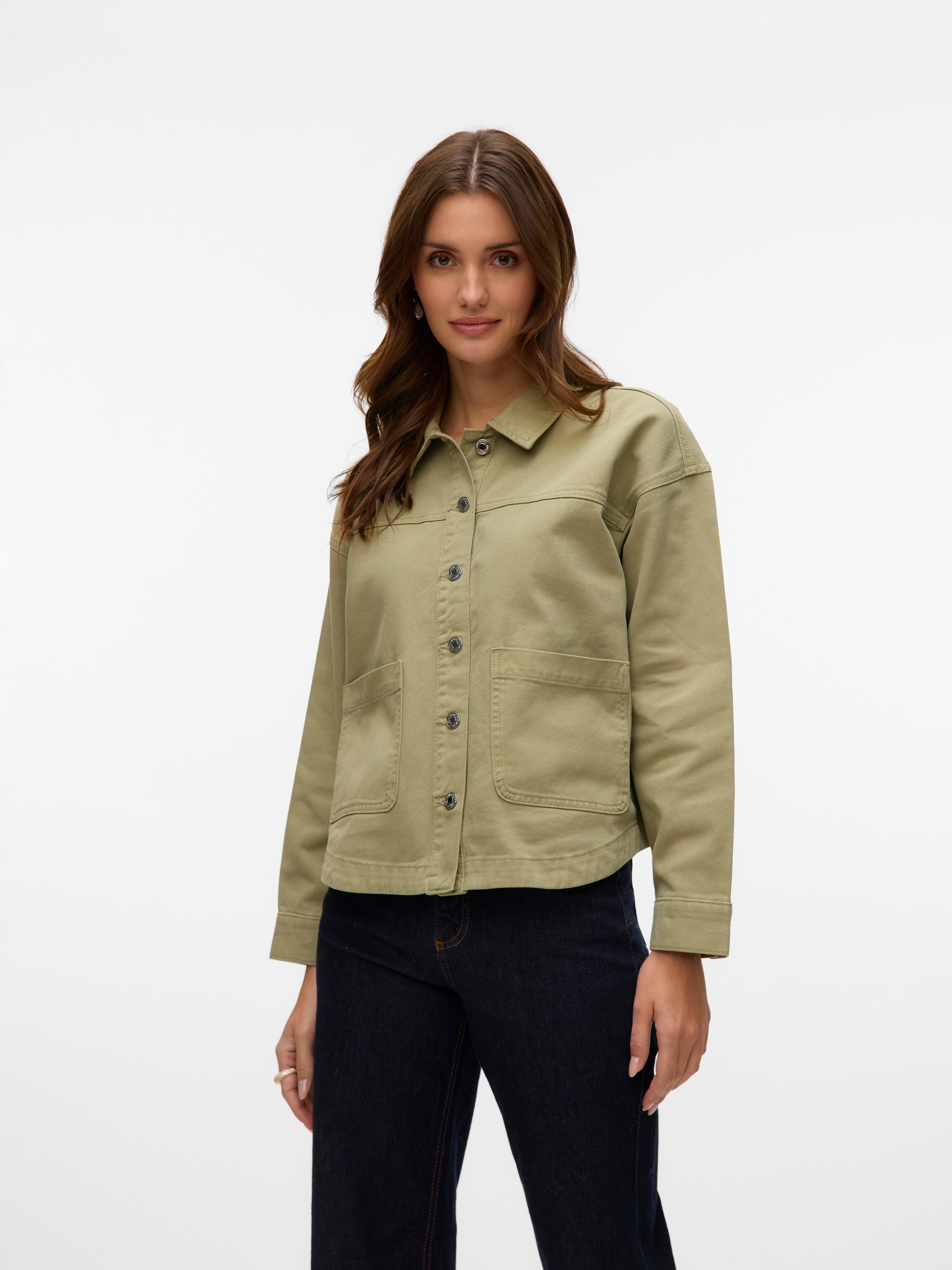 Jeansjacke VMJAMIE LS DENIM SHACKET MIX NOOS