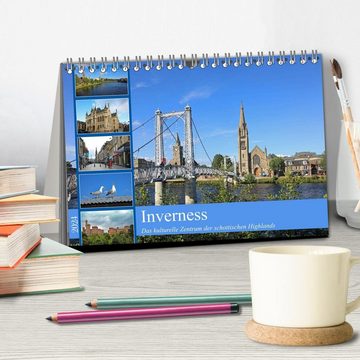 CALVENDO Wandkalender Inverness (Tischkalender 2024 DIN A5 quer), CALVENDO Monatskalender