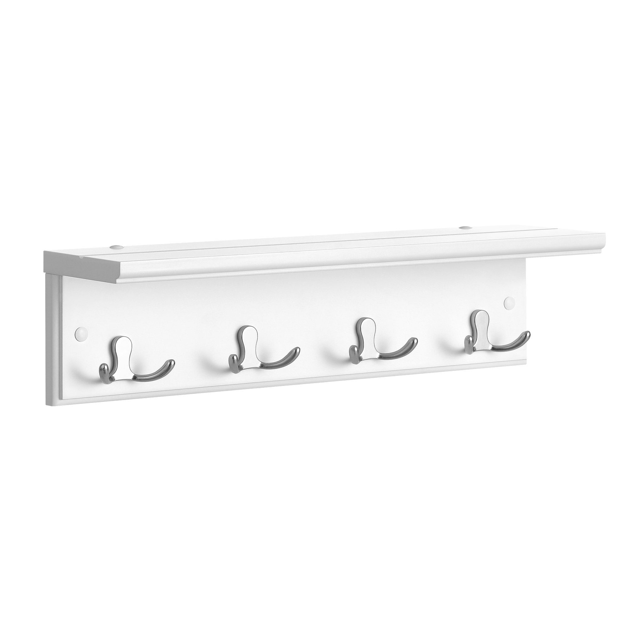 SONGMICS Wandgarderobe Garderobenhaken, mit 4 Doppelhaken, günstig online kaufen