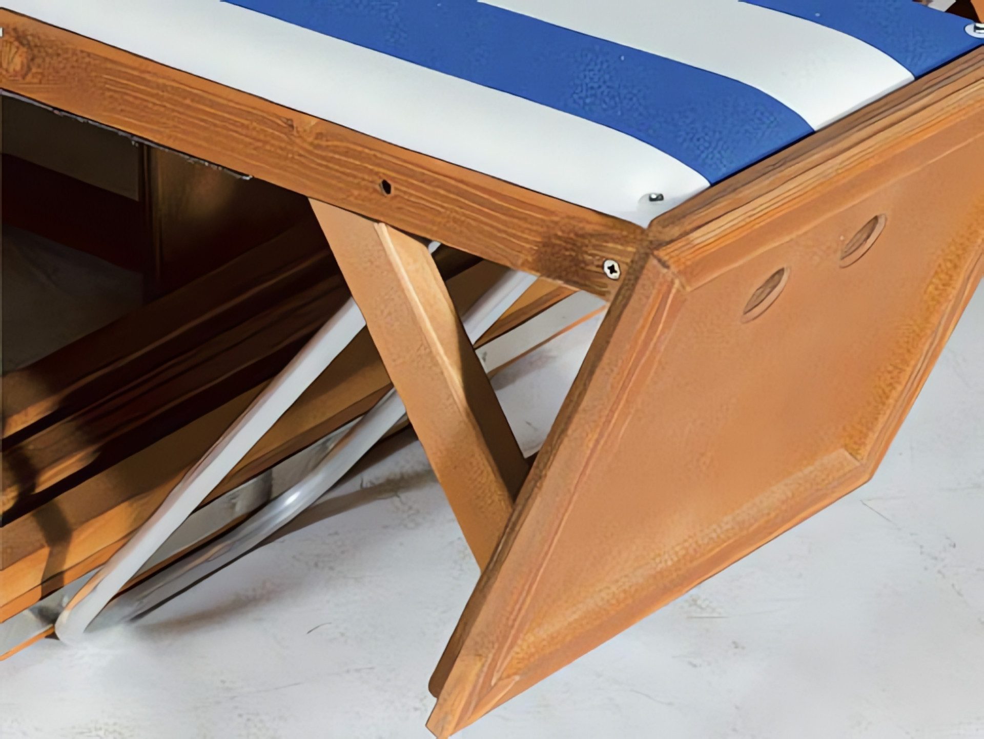 SonnenPartner Strandkorb Höhenverstellung der Fußstützen für 2 Sitzer und 2 Sitzer XL, BxTxH: 25x50x2 cm