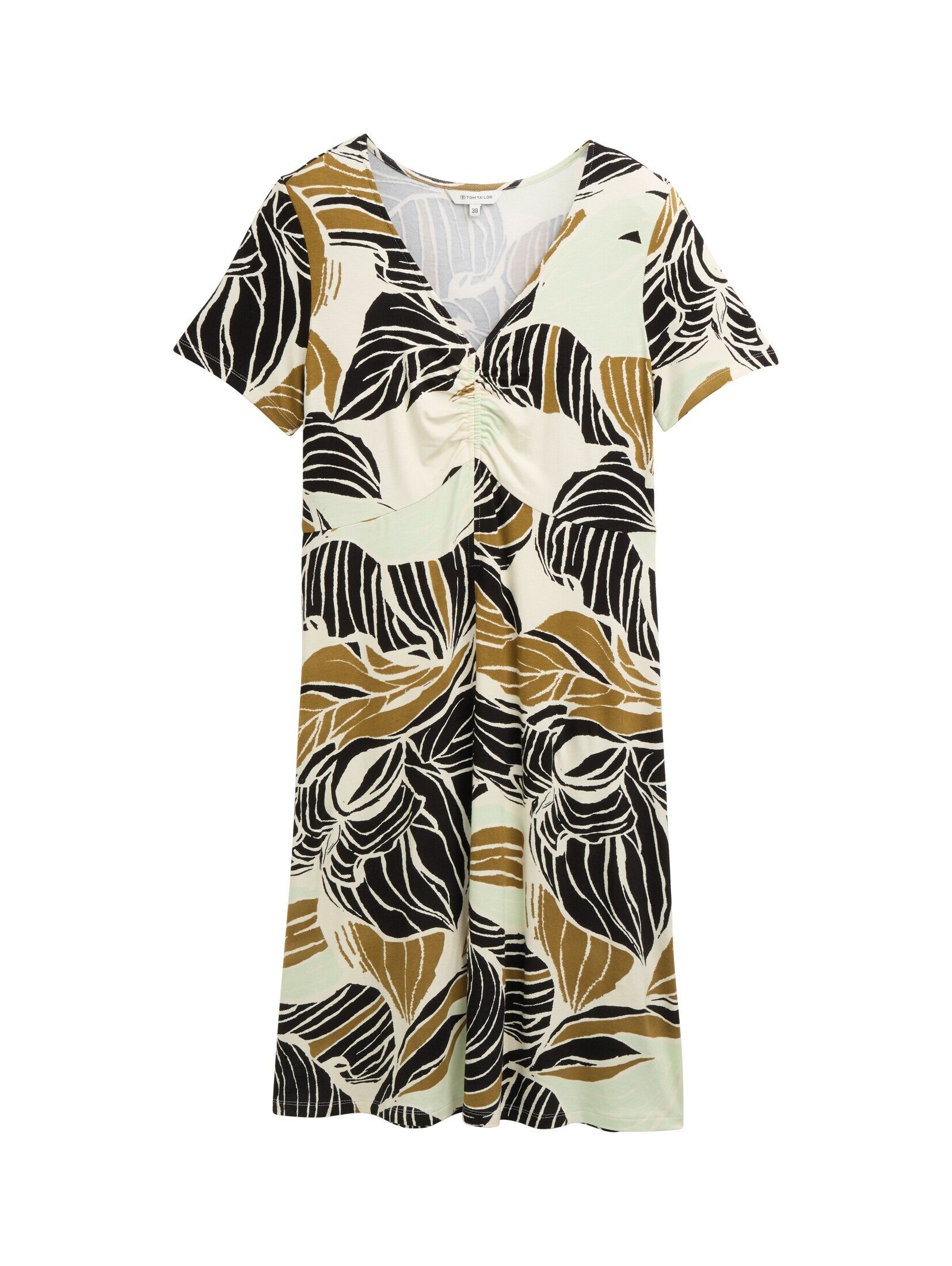 TOM TAILOR Sommerkleid Kleid mit Raffungen günstig online kaufen